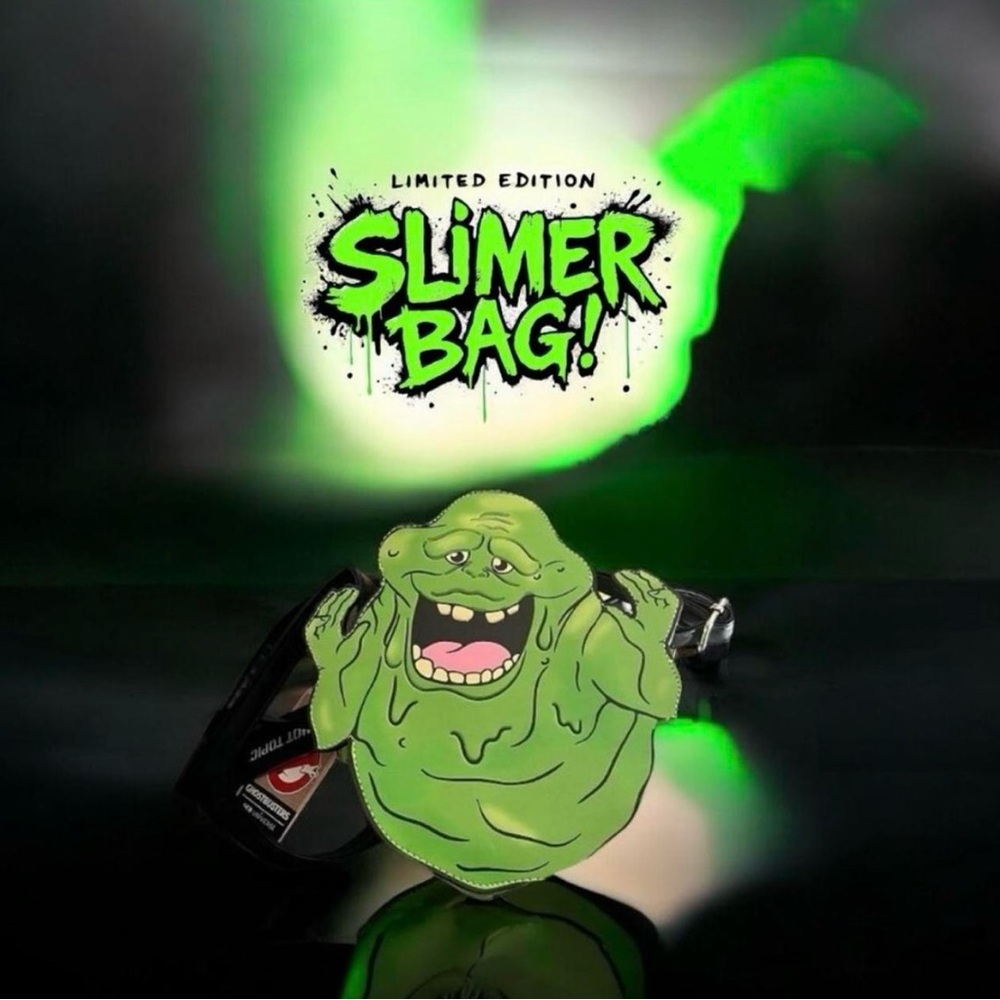 Her Universe Ghostbusters Green Slimer Bag